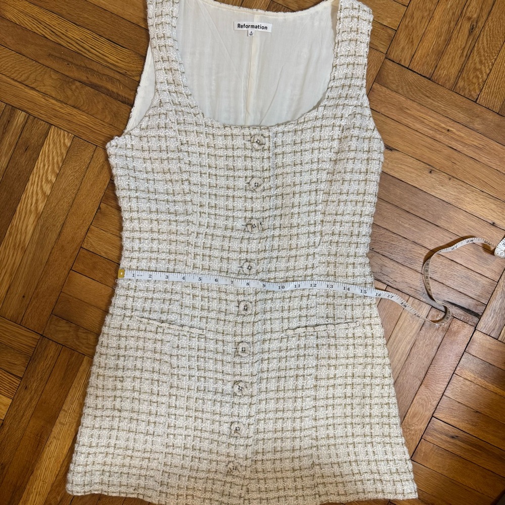 Reformation Jamie Tweed Mini Dress - Picture 6 of 8